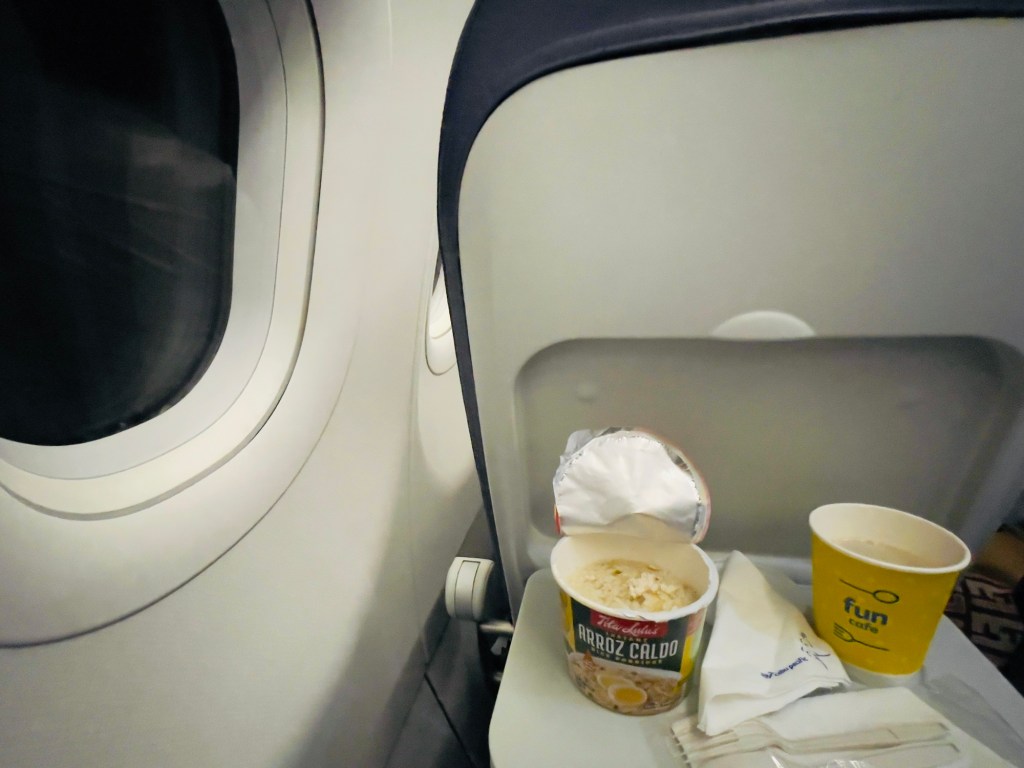 Cup noodles on board