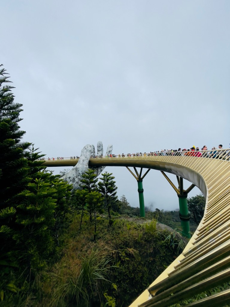 The Golden Hand Bridge at Ba na Hills